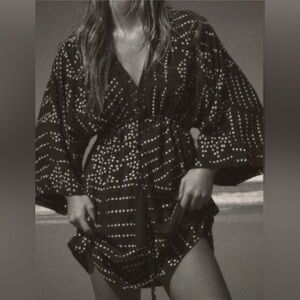 NWOT Zara kimono mini dress